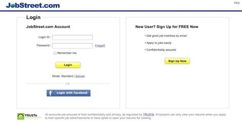 log in jobstreet